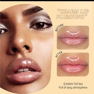 Lip plumping, extra large plumper.  Mint scent, anti-age treatment, and healing